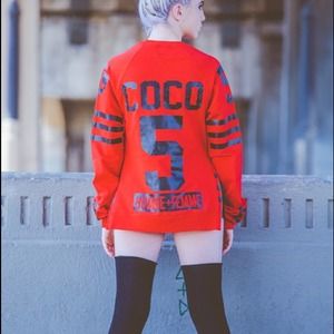 Coco RED soccer jacket- NWOT