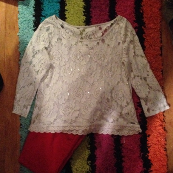 Two lace tops