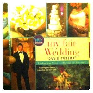 Autographed wedding planning book by DAVID TUTERA