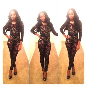 Full Lace Body Suit w l Neutral Lining.