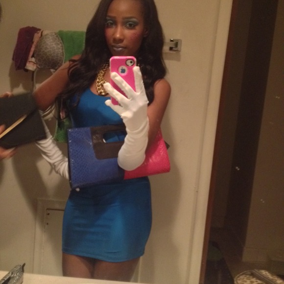 True Blue Backless Dress