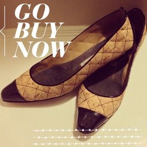 Manolo Blahnik cork flats