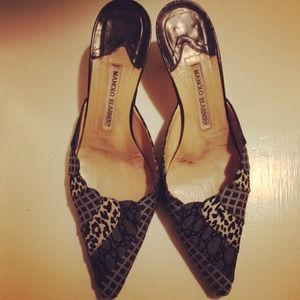 Manolo Blahnik kitten heels