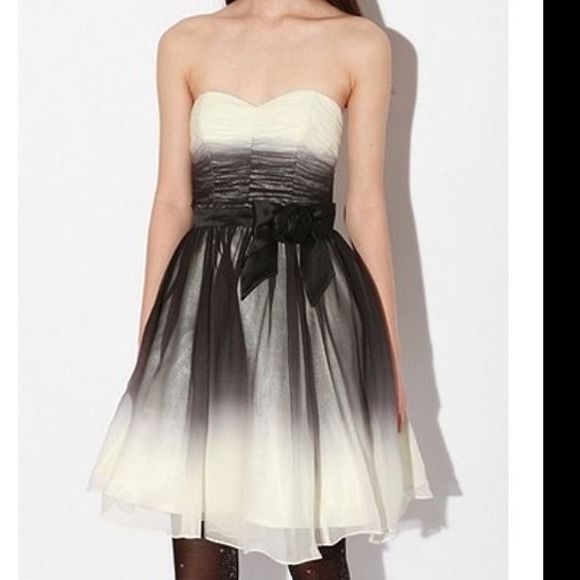 Betsey Johnson chiffon Ombré dress worn by Glee