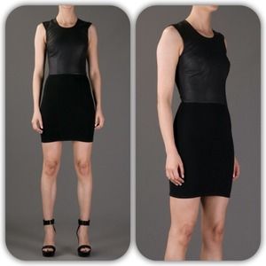 Helmut Lang Dresses - ⚡️HELMUT LANG gala sheath dress with leather S⚡️ Helmut Lang Dresses - ⚡️HELMUT LANG gala sheath dress with leather S⚡️