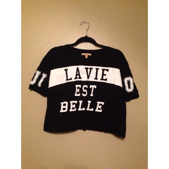 🚫SOLD🚫 B&W Zara Jersey Top