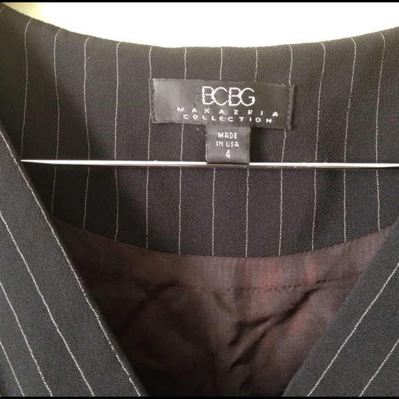 BCBG Max Azria | Pinstriped Dress - Picture 2 of 2