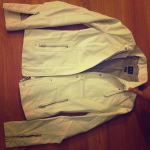 Armani Exchange soft leather jacket