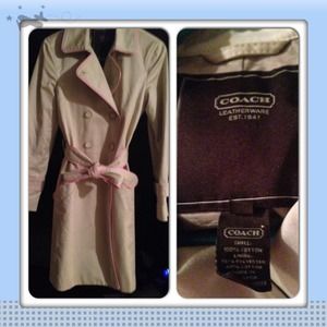 COACH Sateen Trench coat