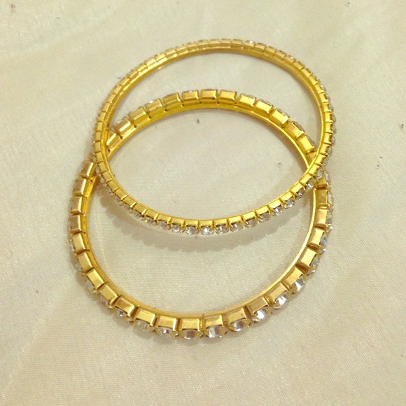 Crystal bangles JUST LOWERED!!!