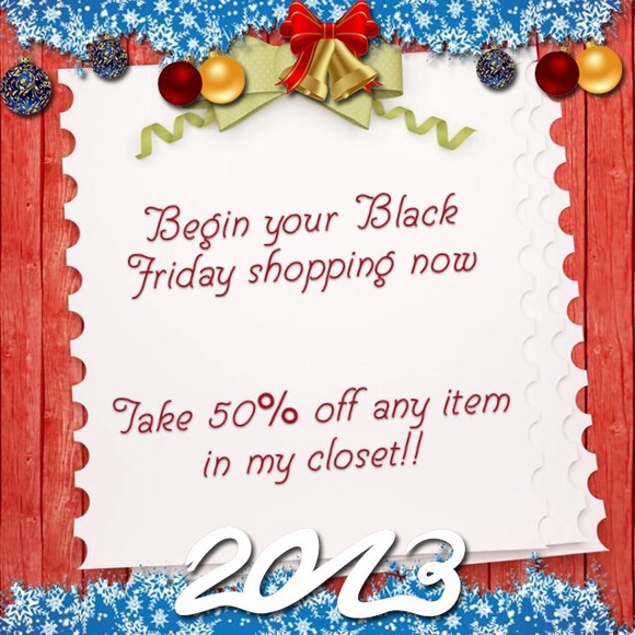 50% Off sale. Offer expires November 30, 2013