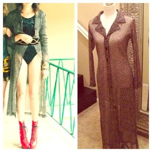 Vintage leopard print dress