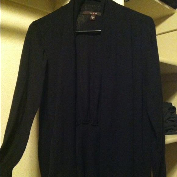 Black cardigan