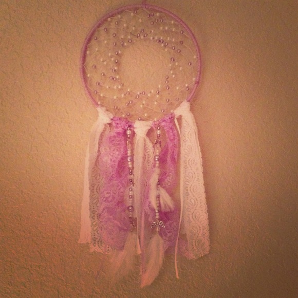 Lavender and white dream catcher - Picture 1 of 4