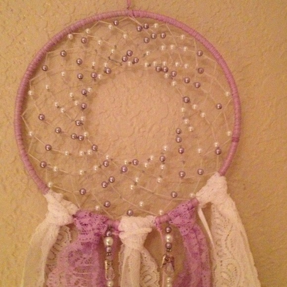 Lavender and white dream catcher - Picture 2 of 4