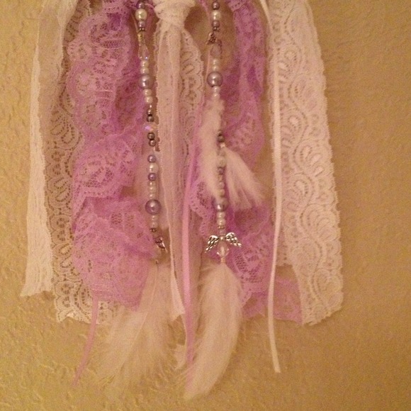 Lavender and white dream catcher - Picture 3 of 4