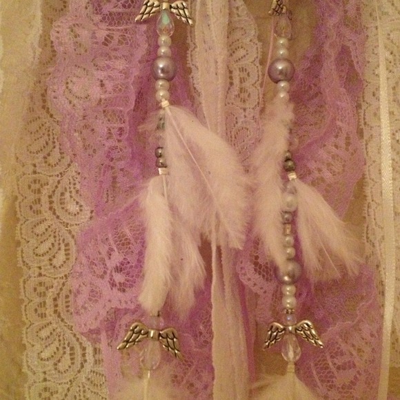 Lavender and white dream catcher - Picture 4 of 4
