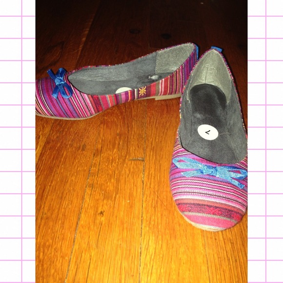 🎀multi-colored ballet flat🎀