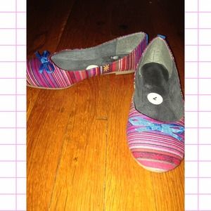 🎀multi-colored ballet flat🎀