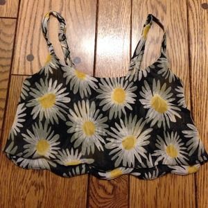 Brandy Melville Daisy Crop Tank