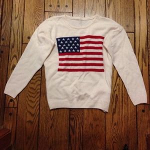 Brandy Melville American Flag Sweater