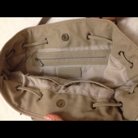 Express large grey/bone hobo bag with chains - Picture 2 of 4