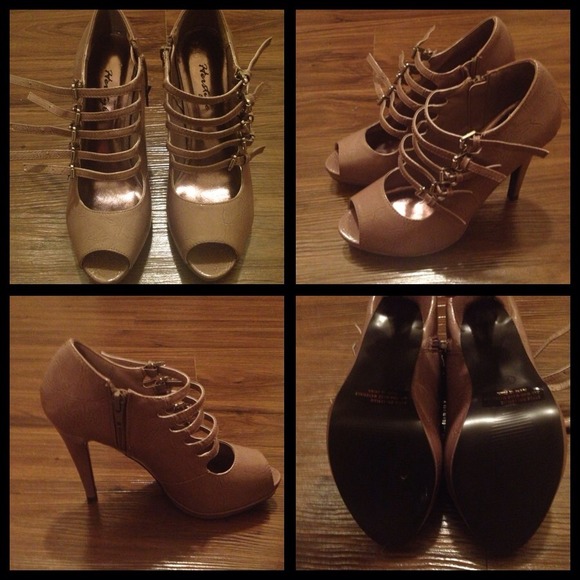 Herstyle Taupe Heels