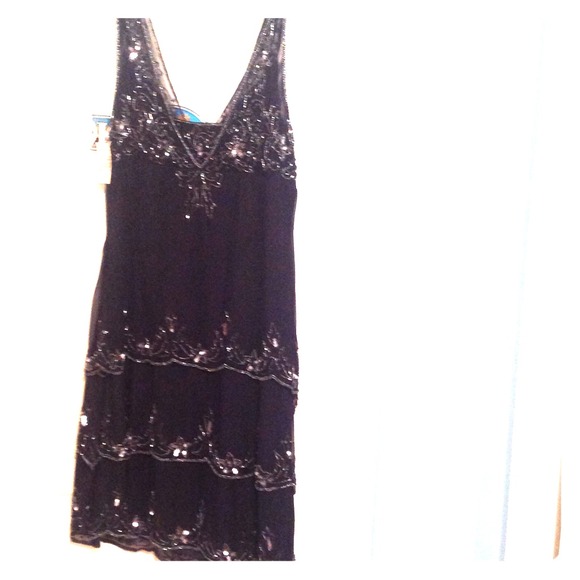 Navy blue special occasion dress