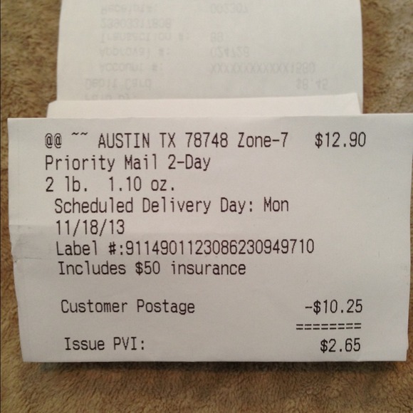 Shipping and tracking for bundle Mary_lv_lover