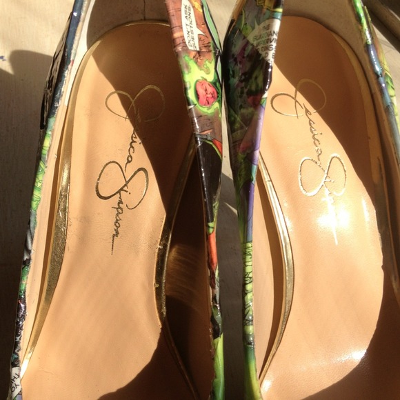 GreenLantern Heels | Jessica Simpson | ReadyToShip - Picture 3 of 3