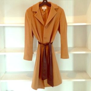 Help me move it! Armani Exchange Wool Coat.