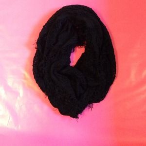 Black infinity scarf