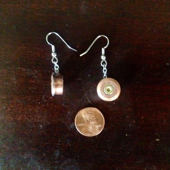 Bullet earring (bronze) - Picture 3 of 4