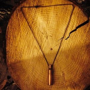 Men's bullet necklace