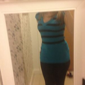 Sweater short sleeve shirt