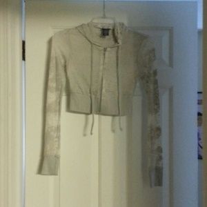 Crop Sweater woth hood