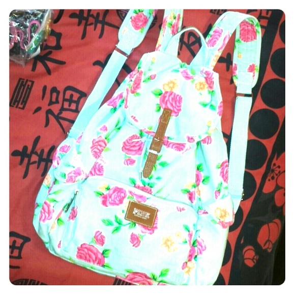 Victoria Secret PINK floral backpack