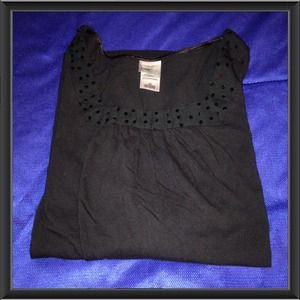 JUST MY SIZE EBONY LONG SLEEVED SHIRT