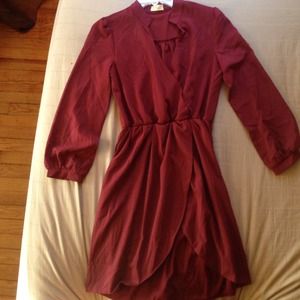 Maroon Dress