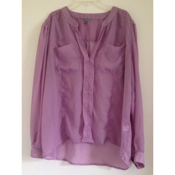 🔴SOLD in bundle🔴Lilac Chiffon Top