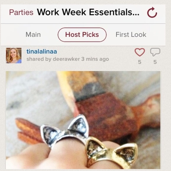 🎉Host Pick🎉 😻 meow ring - Picture 3 of 3