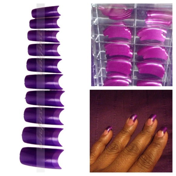 PURPLE NAIL TIPS - Picture 2 of 4