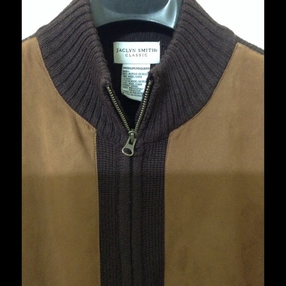 Suede Front Panel Jacket - Picture 3 of 4
