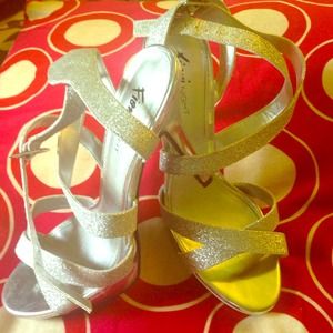 Silver heels