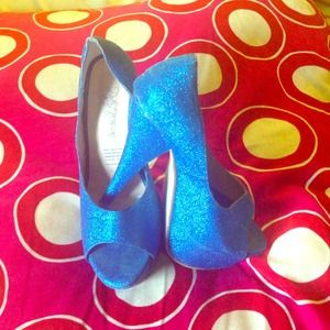 Blue heels