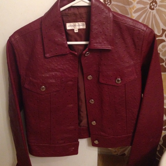 Bergdorf Goodman woman's leather jacket