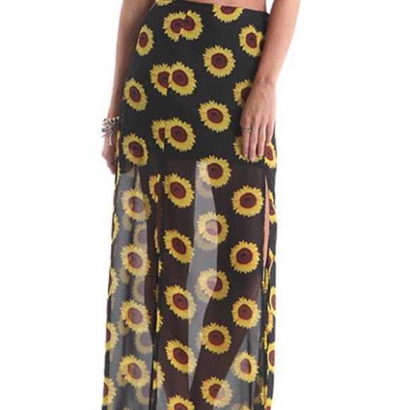 Sun flower skirt