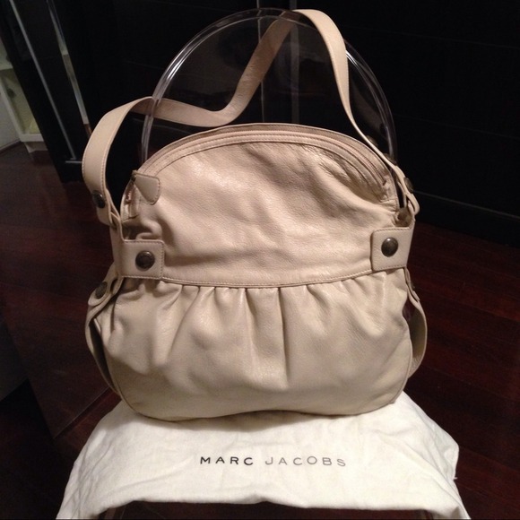❌❌SOLD❌❌Auth Marc Jacobs Cream White Leather Bag - Picture 2 of 4