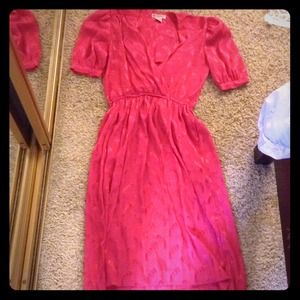 Vintage Pink 1970s dress