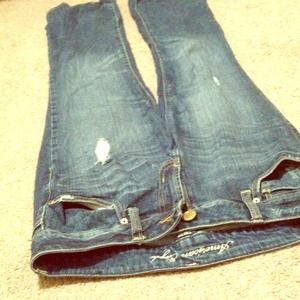 American Eagle favorite boyfriend stretch jeans